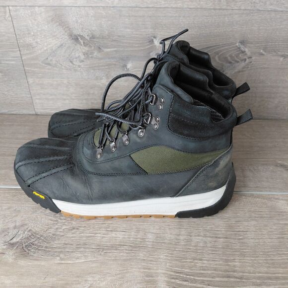 Huckberry Boots Mens 10.5 Black Leather All Weather Overland Mid Outdoor Hiking main image 5